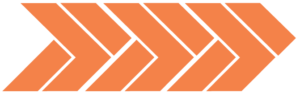 A graphic of orange chevron design.
